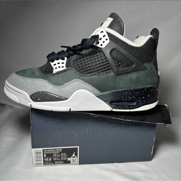Size 9 - Nike Air Jordan 4 Retro Fear 2024 Men\'s Shoes Ships Now main image 11
